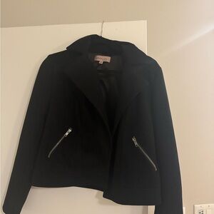 Philosophy Black Women's Blazer with Zipper Details